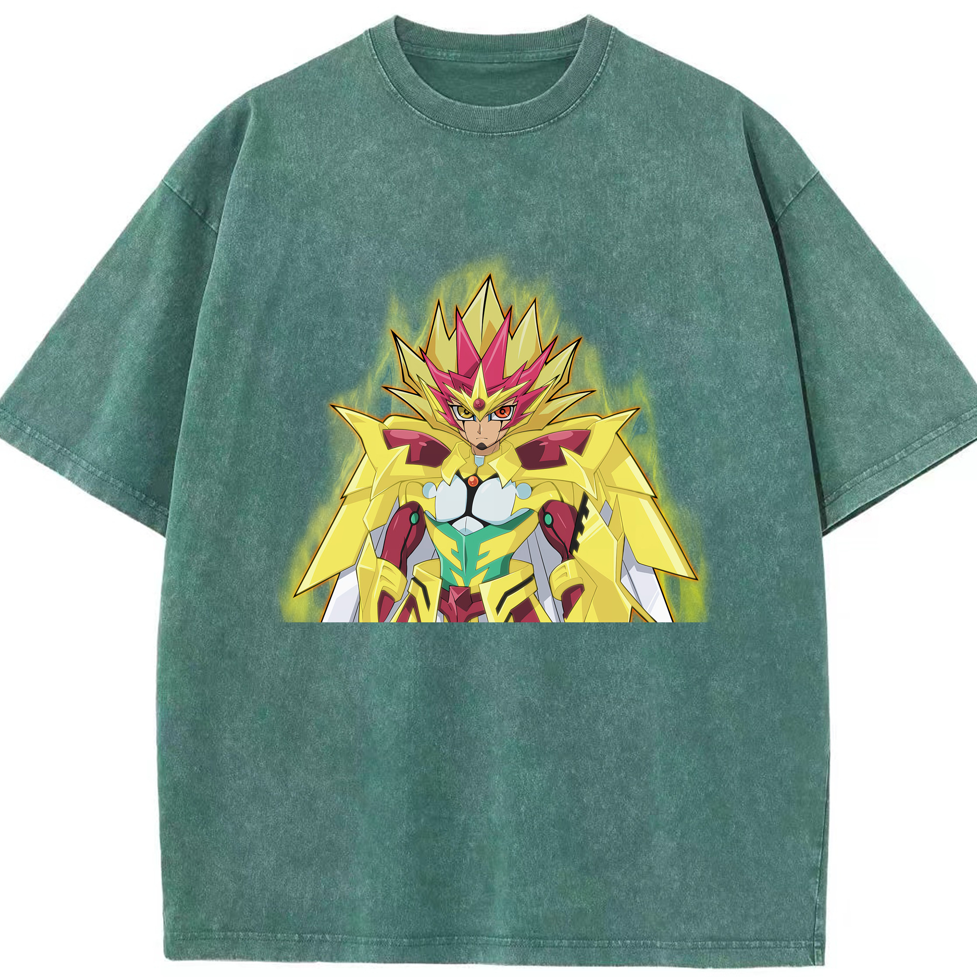 （画像用） 遊☆戯☆王 Yu-Gi-Oh! 綿100% ヴィンテージ風 半袖Tシャツ（フロントプリント）